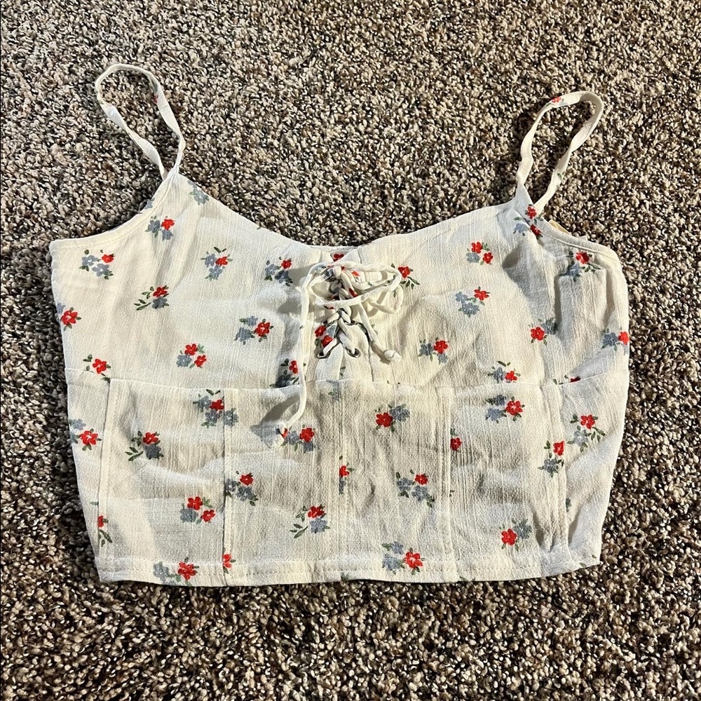 cropped tank from pacsun size s